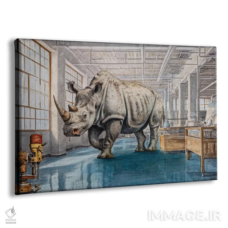 تابلو غرش طبیعت اثر کارلوس آریاگا - نمای پرسپکتیو محصول