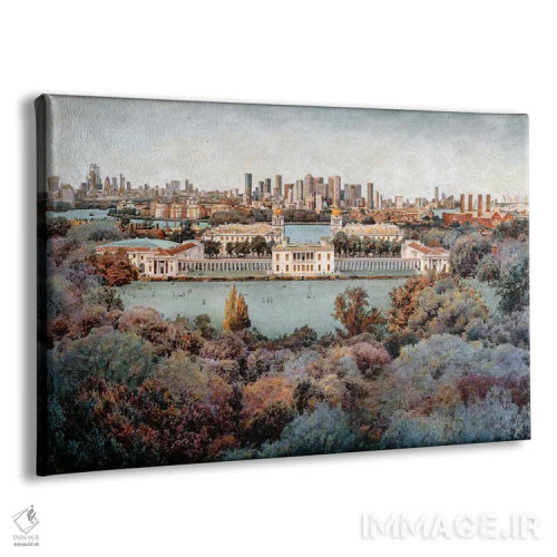 تابلو London,تمام لندن از گرینویچ، لندن اثر کارلوس آریاگا - نمای پرسپکتیو محصول