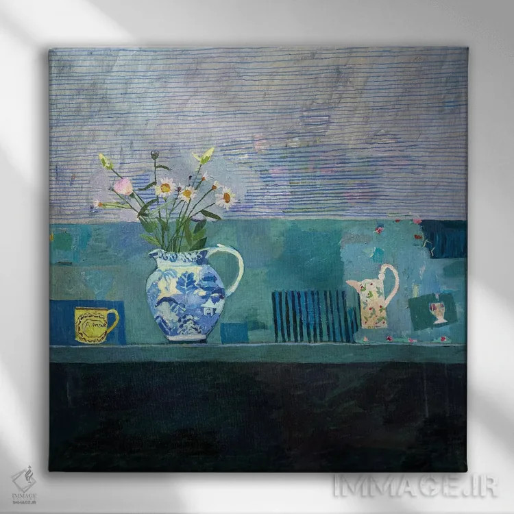 تابلو تخممرغ آبپز برای چای اثر شارلوت هاردی - نمای روبهرو روی دیوار