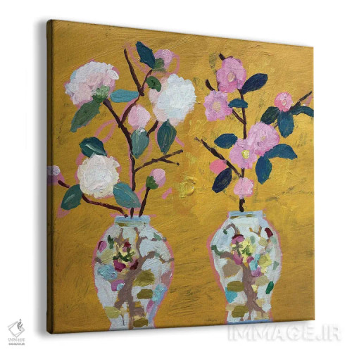 تابلو کاملیاها (نوعی گل) اثر شارلوت هاردی - نمای پرسپکتیو محصول