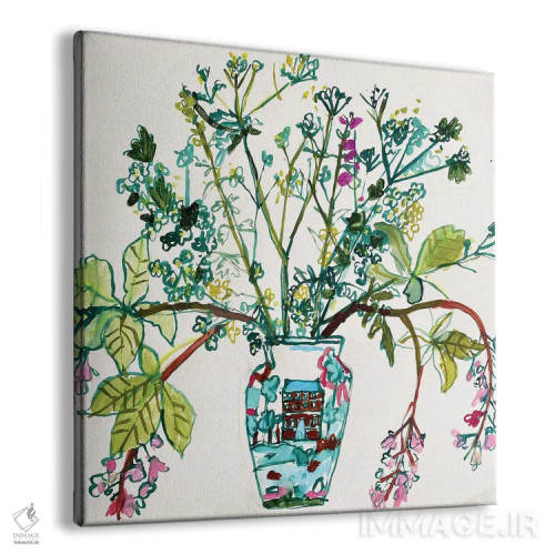 تابلو گلهای درخت شاهبلوط هندی اثر شارلوت هاردی - نمای پرسپکتیو محصول