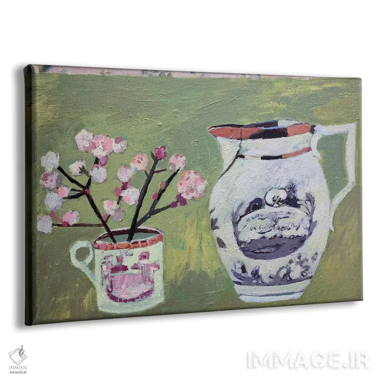 تابلو ویبرنوم ژانویه (نوعی گل) اثر شارلوت هاردی - نمای پرسپکتیو محصول