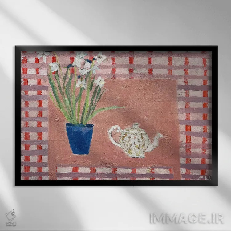 تابلو خانه خانهٔ دوستداشتنی اثر شارلوت هاردی - نمای قابدار مشکی