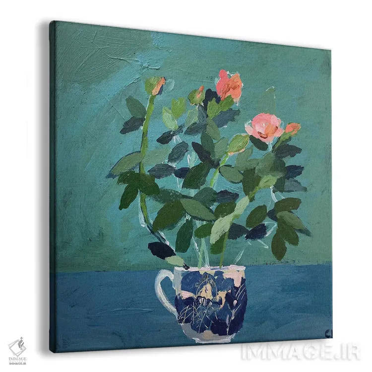 تابلو رز آشپزخانه اثر شارلوت هاردی - نمای پرسپکتیو محصول