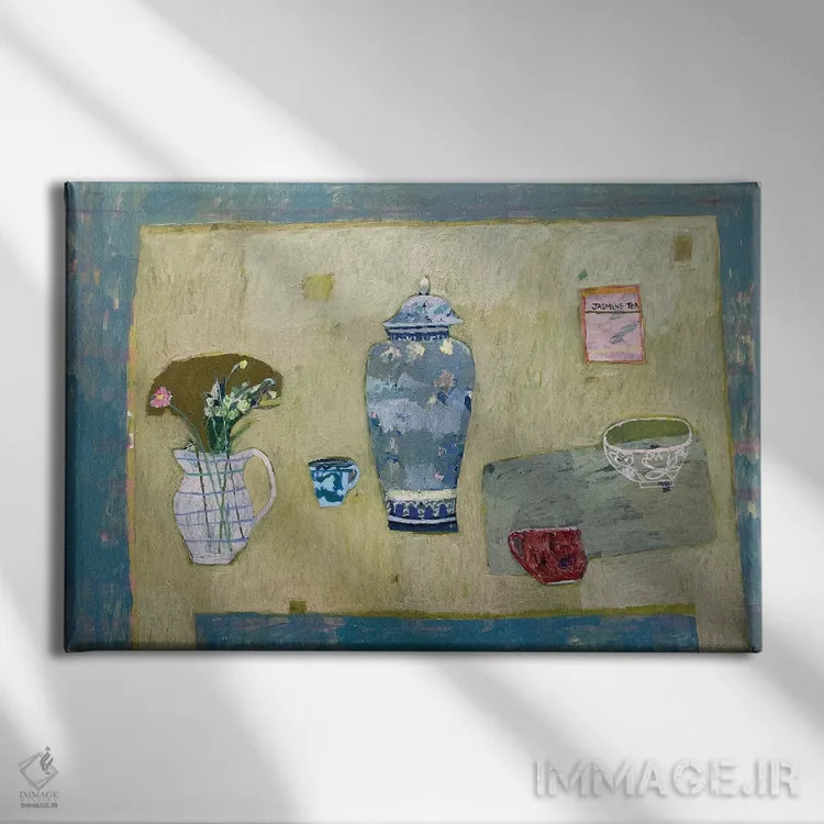 تابلو اواخر تابستان اثر شارلوت هاردی - نمای روبهرو روی دیوار