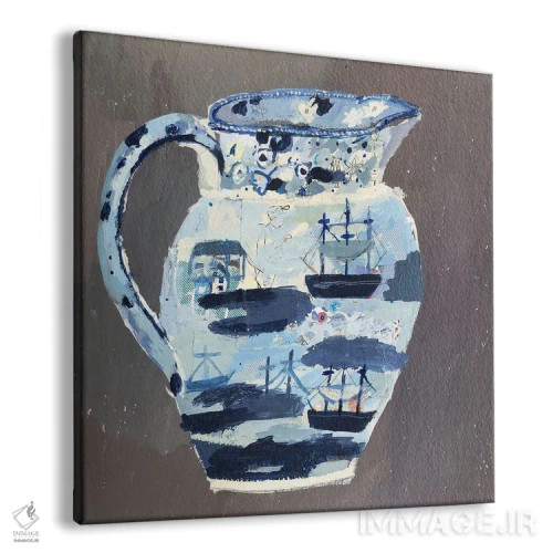 تابلو دورشدن با قایق بادبانی اثر شارلوت هاردی - نمای پرسپکتیو محصول