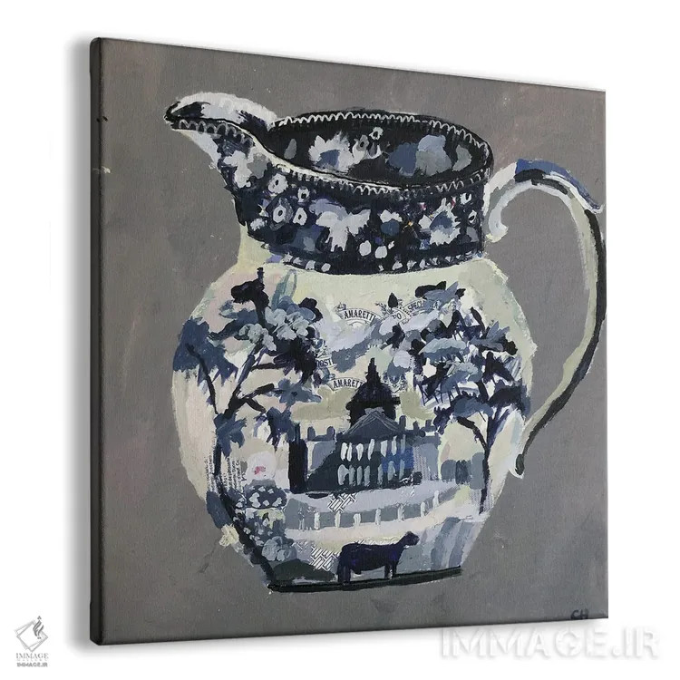 تابلو آبی تیرهٔ استافوردشایر (انگلیس) اثر شارلوت هاردی - نمای پرسپکتیو محصول