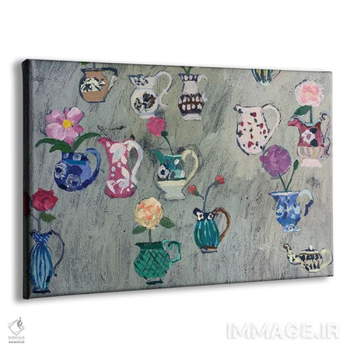 تابلو رزهای تابستانی اثر شارلوت هاردی - نمای پرسپکتیو محصول