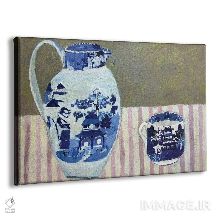 تابلو سکون زمستانی اثر شارلوت هاردی - نمای پرسپکتیو محصول