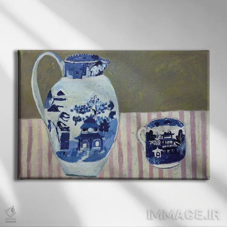 تابلو سکون زمستانی اثر شارلوت هاردی - نمای روبهرو روی دیوار