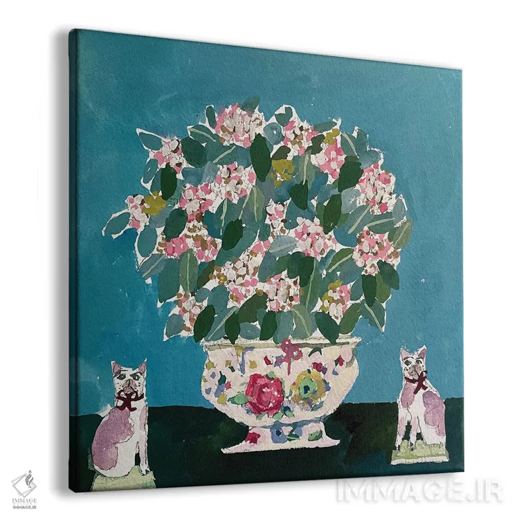 تابلو ویبرنوم ولنتاین (نوعی گل) اثر شارلوت هاردی - نمای پرسپکتیو محصول