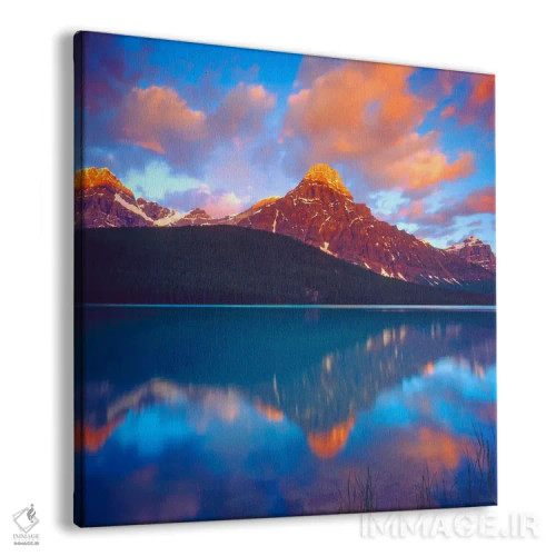 تابلو طلوع خورشید، پارک ملی بنف، آلبرتا، کانادا اثر کریستوفر تالبوت فرانک - نمای پرسپکتیو محصول