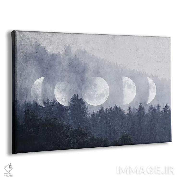 تابلو ماه گمشده اثر امانوئلا کاراتونی - نمای پرسپکتیو محصول