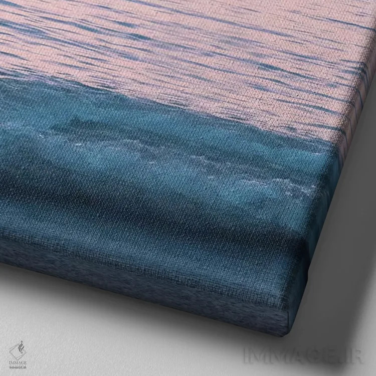 تابلو ریکوپرایتو (بازیافت شده) اثر امانوئلا کاراتونی - نمای نزدیک بافت بوم