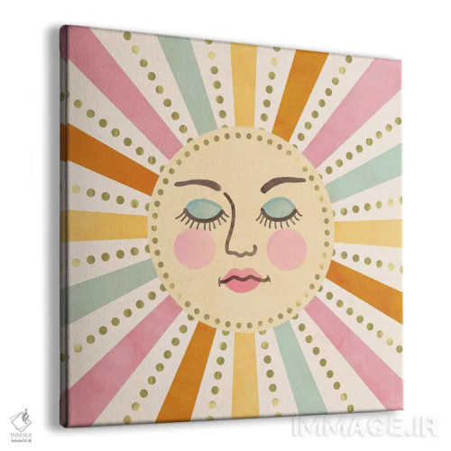 تابلو خورشید کلاسیک اثر امانوئلا کاراتونی - نمای پرسپکتیو محصول