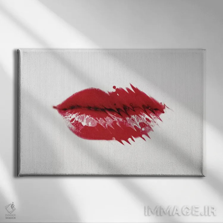 تابلو منو ببوس عزیزم اثر امانوئلا کاراتونی - نمای روبهرو روی دیوار