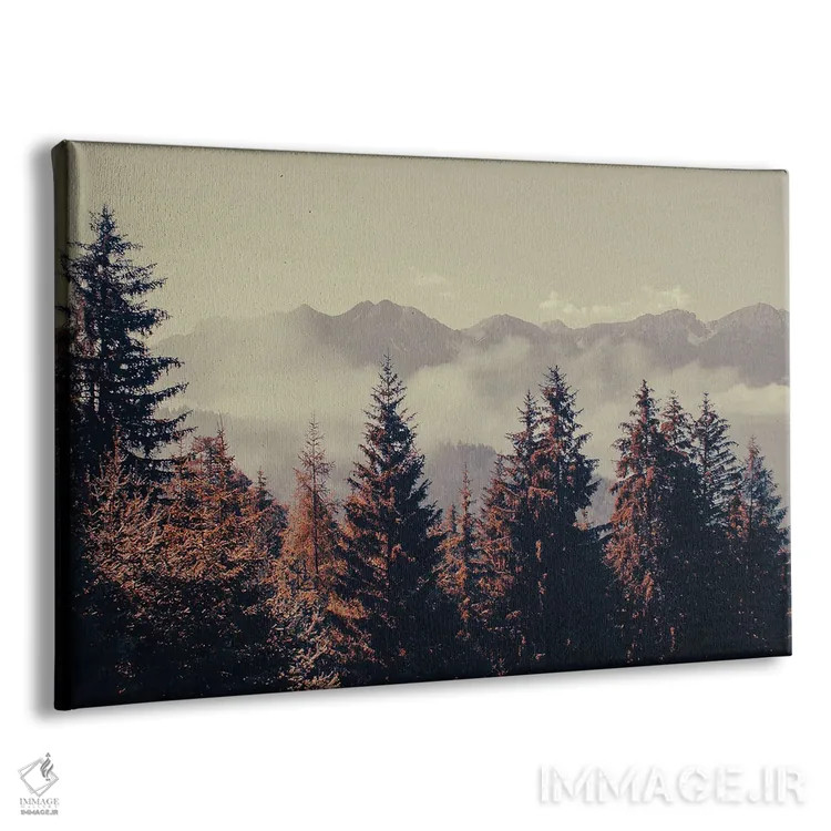 تابلو جنگل کوهستانی اثر امانوئلا کاراتونی - نمای پرسپکتیو محصول