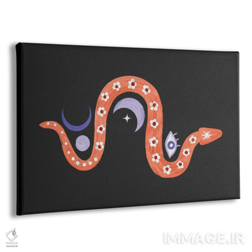 تابلو مار اسرارآمیز اثر امانوئلا کاراتونی - نمای پرسپکتیو محصول