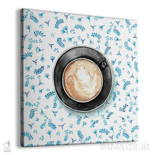 تابلو الگوهای قهوهای اثر کلر تامپسون - نمای پرسپکتیو محصول