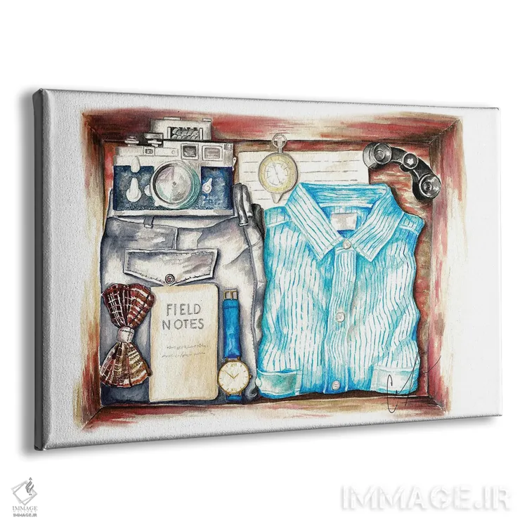 تابلو مجموعه ماجراجویی اثر کلر تامپسون - نمای پرسپکتیو محصول