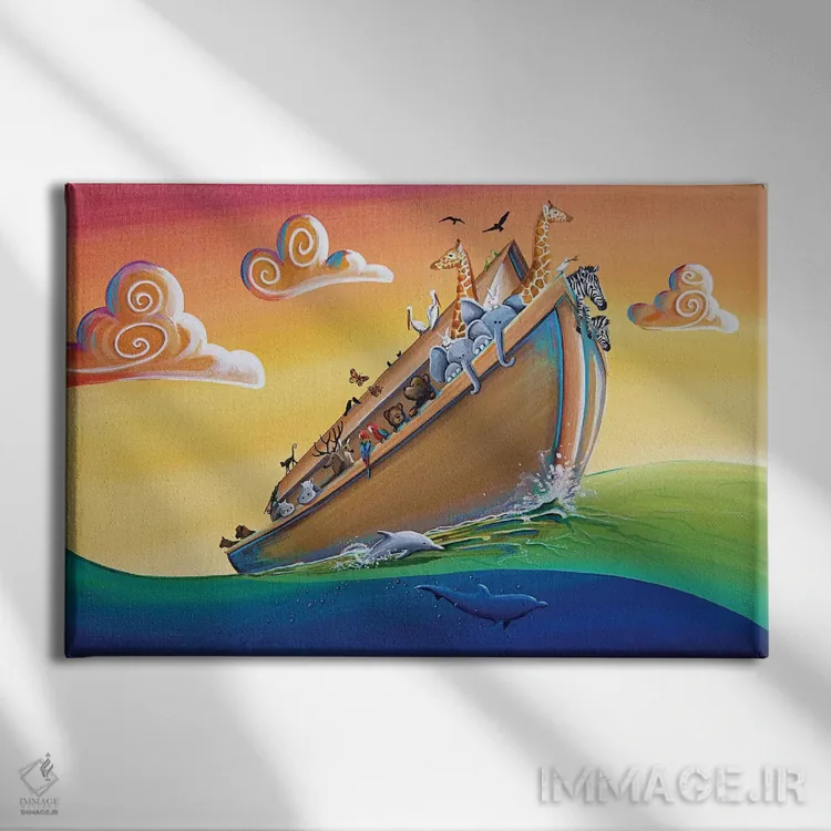 تابلو سفر به شروعی نو اثر سیندی تورنتون - نمای روبهرو روی دیوار