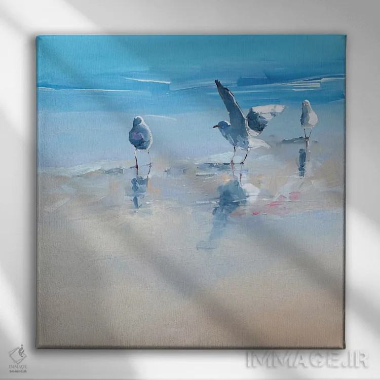 تابلو در کمعمقها ۱ اثر کریگ تروین پنی - نمای روبهرو روی دیوار