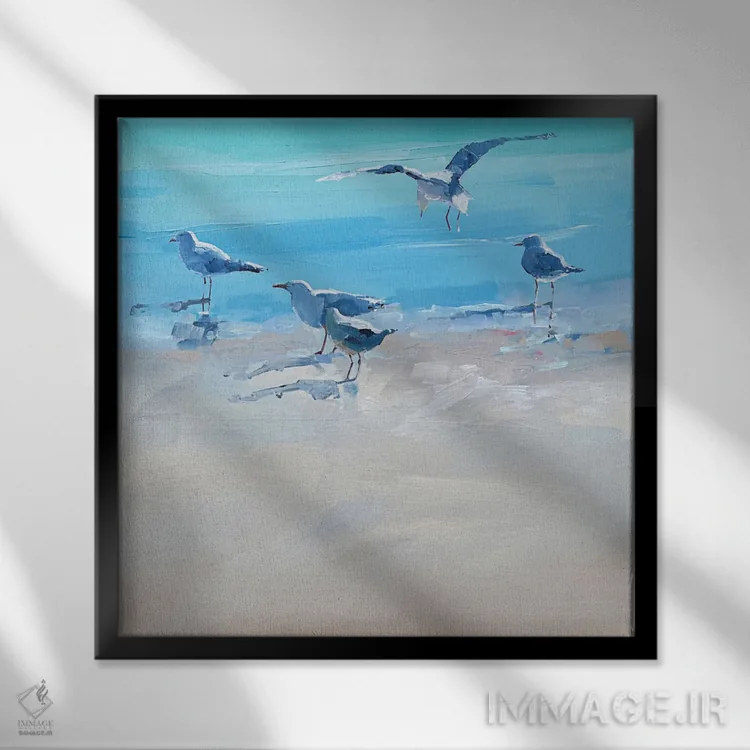 تابلو در کمعمقها ۲ اثر کریگ تروین پنی - نمای قابدار مشکی