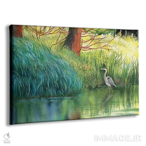 تابلو قدمزنی در پارک اثر کریستین ریشو - نمای پرسپکتیو محصول