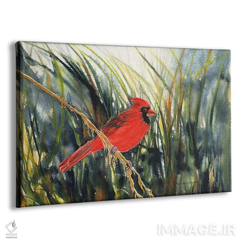 تابلو کارباورال منتظر (پرنده) اثر کریستین ریشو - نمای پرسپکتیو محصول
