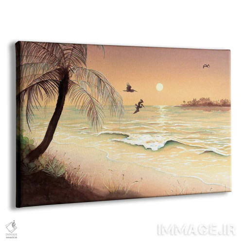 تابلو پرواز عصرگاهی اثر کریستین ریشو - نمای پرسپکتیو محصول