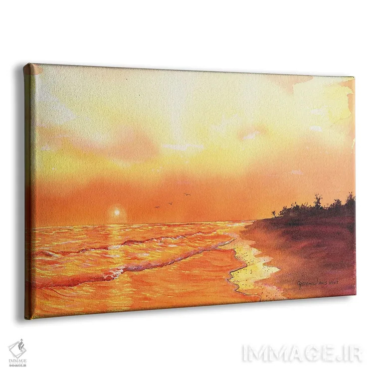 تابلو درخشش اثر کریستین ریشو - نمای پرسپکتیو محصول