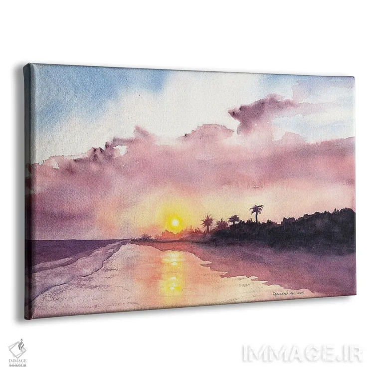 تابلو عصر فلوریدا اثر کریستین ریشو - نمای پرسپکتیو محصول