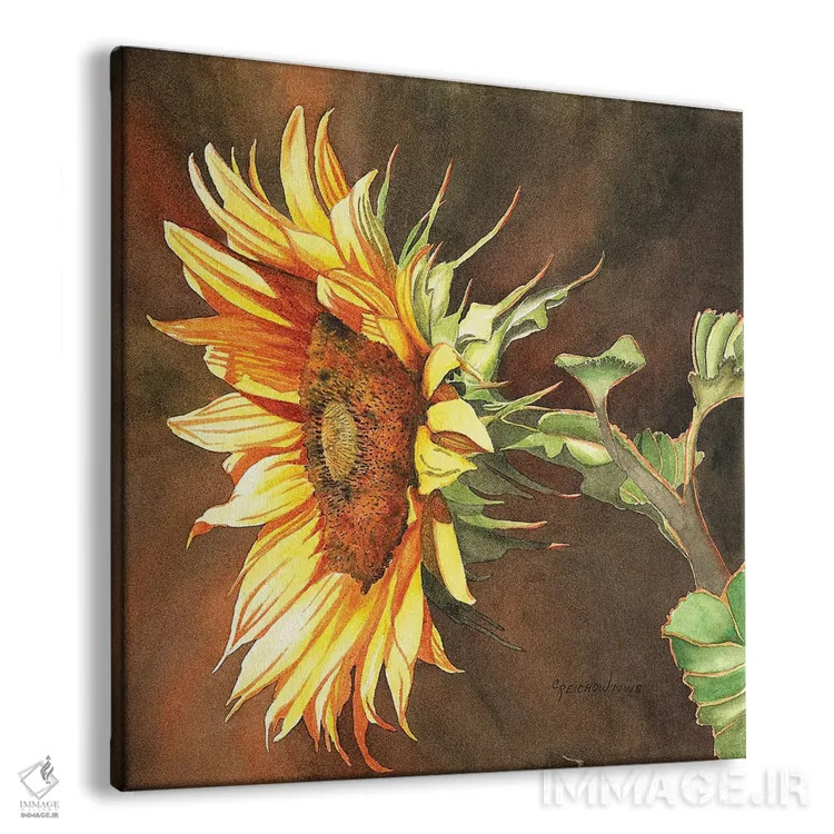 تابلو اینجا خورشید میآید اثر کریستین ریشو - نمای پرسپکتیو محصول