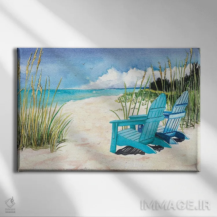 تابلو شور عصرگاهی اثر کریستین ریشو - نمای روبهرو روی دیوار