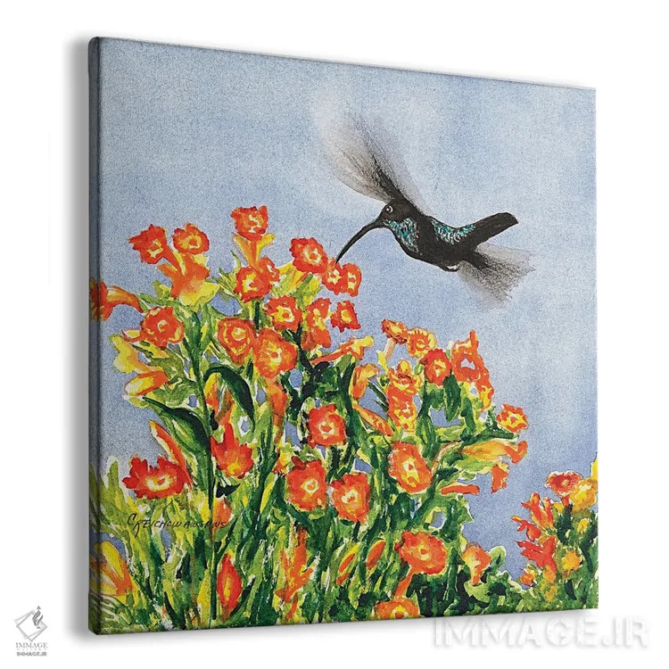 تابلو آواز زیر لب اثر کریستین ریشو - نمای پرسپکتیو محصول