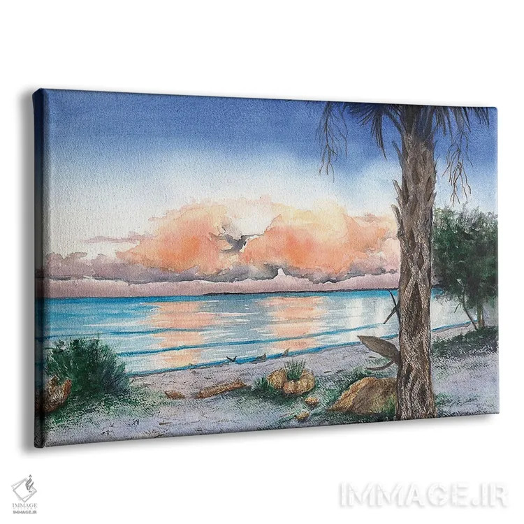 تابلو نزدیک غروب اثر کریستین ریشو - نمای پرسپکتیو محصول