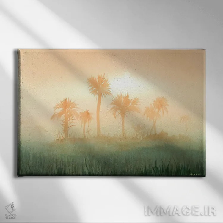 تابلو آنجا بیرون اثر کریستین ریشو - نمای روبهرو روی دیوار