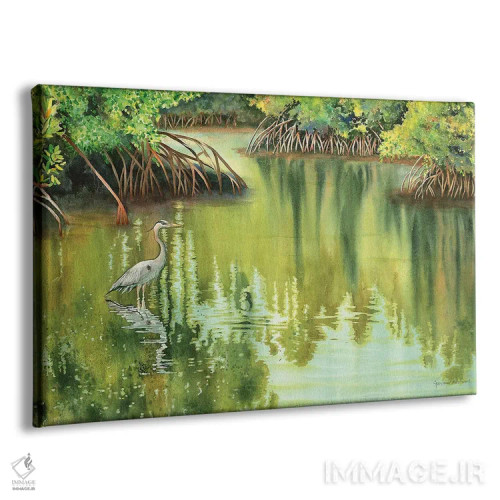 تابلو در آرامش اثر کریستین ریشو - نمای پرسپکتیو محصول