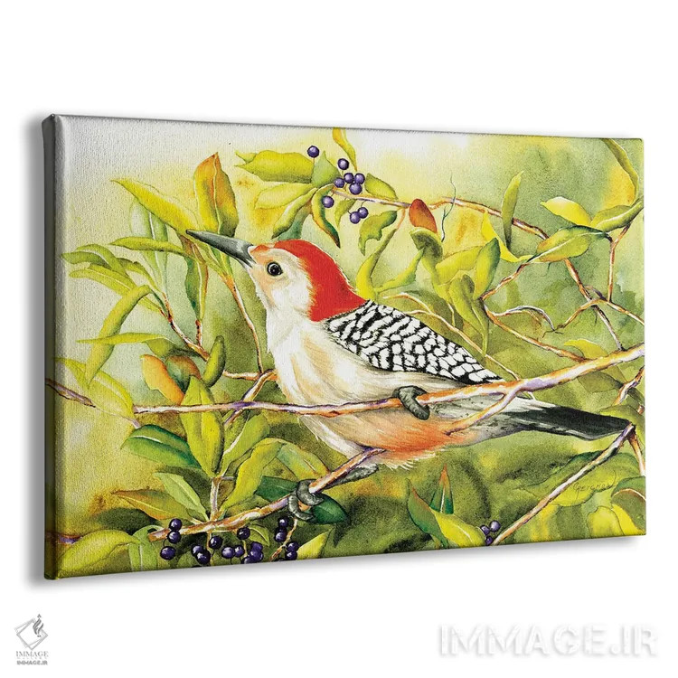 تابلو توتهای بنفش اثر کریستین ریشو - نمای پرسپکتیو محصول