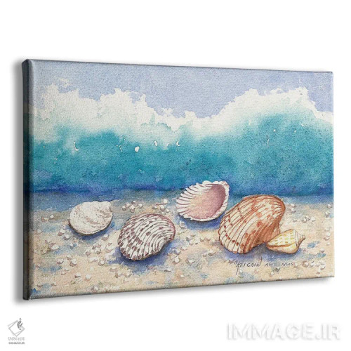 تابلو همصدفها اثر کریستین ریشو - نمای پرسپکتیو محصول