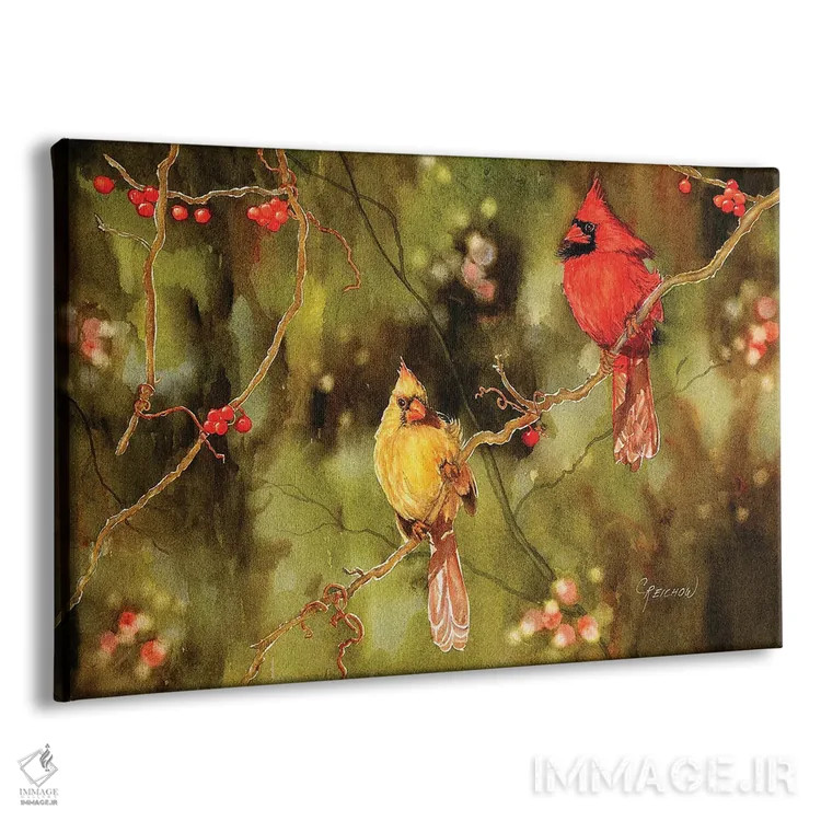 تابلو شریکها اثر کریستین ریشو - نمای پرسپکتیو محصول