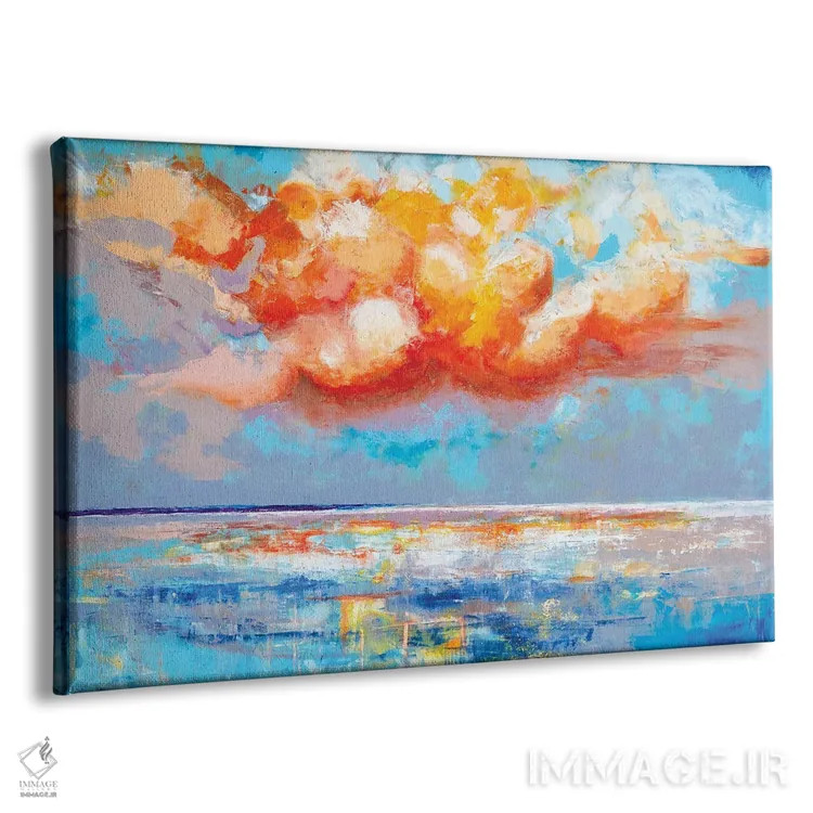 تابلو آسمان درخشان I اثر کریستین ریشو - نمای پرسپکتیو محصول