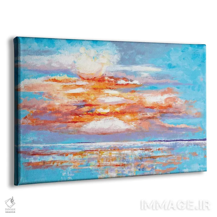 تابلو آسمان درخشان II اثر کریستین ریشو - نمای پرسپکتیو محصول