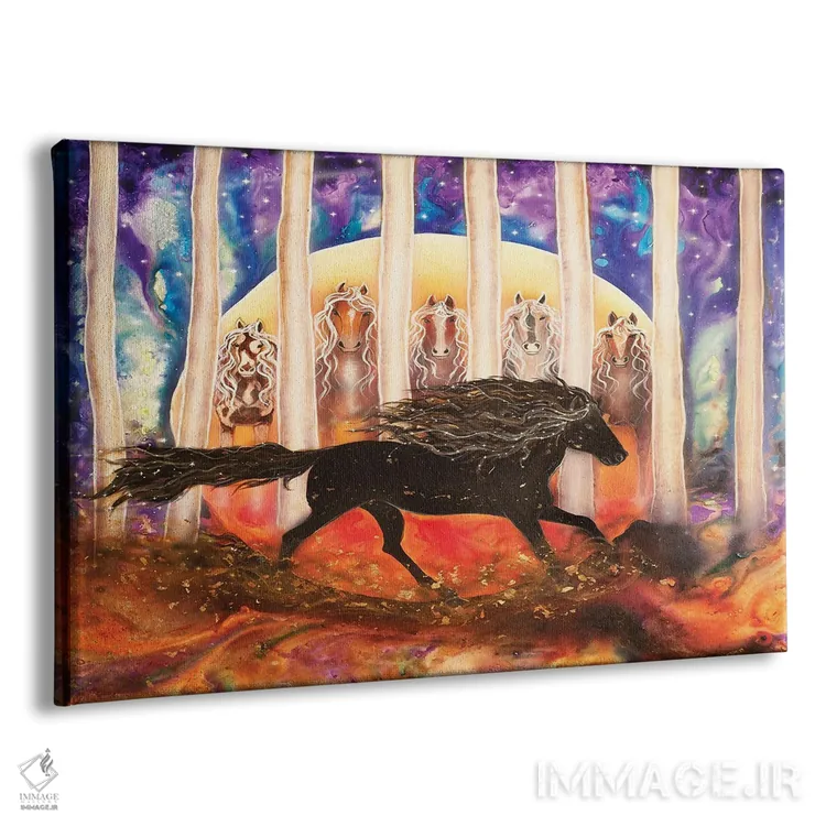 تابلو پرواز به سوی ناشناخته اثر کتی مککللند - نمای پرسپکتیو محصول