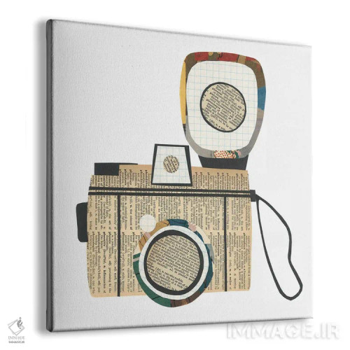 تابلو دوربین عکاسی اثر پیپر کاتز (استودیو طراحی کاغذی) - نمای پرسپکتیو محصول