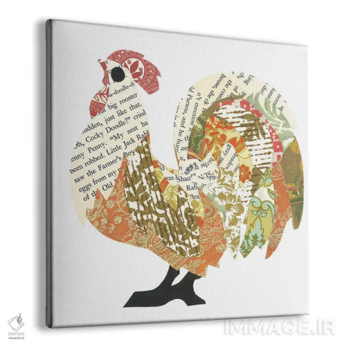 تابلو خروس اثر پیپر کاتز (استودیو طراحی کاغذی) - نمای پرسپکتیو محصول