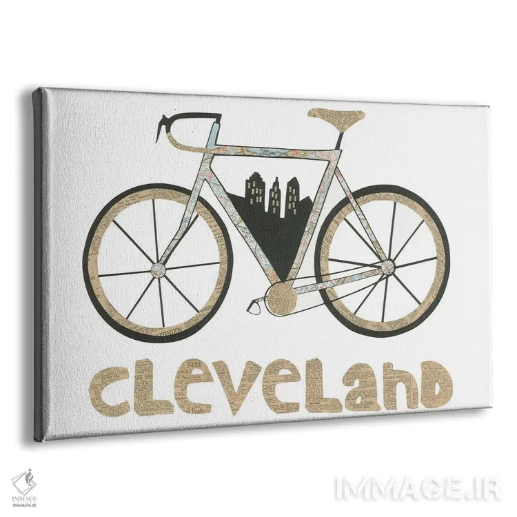 تابلو دوچرخهٔ کلیولند اثر پیپر کاتز (استودیو طراحی کاغذی) - نمای پرسپکتیو محصول