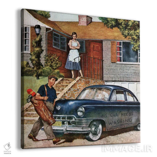 تابلو این ماشین نیاز به شستشو دارد اثر آموس سوول (تصویرگر آمریکایی) - نمای پرسپکتیو محصول