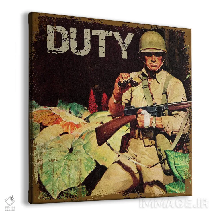 تابلو کماندوی جنگل اثر مید شفر - نمای پرسپکتیو محصول