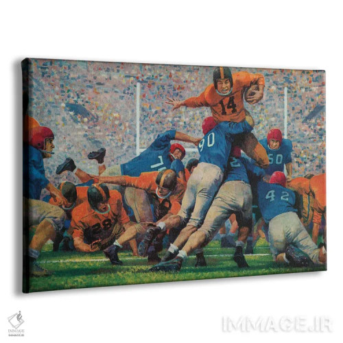تابلو مسابقه مرحلهٔ پلیآف (ورزشی) اثر رابرت مور - نمای پرسپکتیو محصول